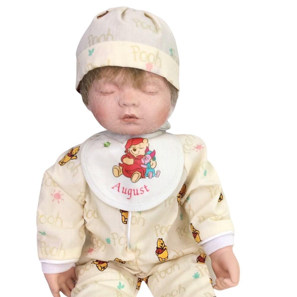 Birthstone Dreamer Winnie the Pooh Baby Vintage Aston Drake 13" Porcelain Doll